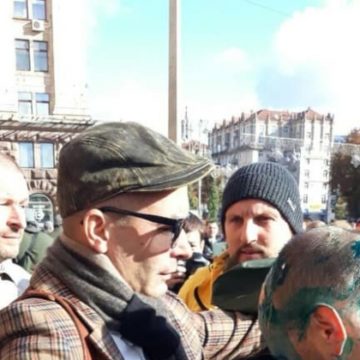 Депутата Гусовского облили зеленкой и избили люди Кивы (ФОТО, ВИДЕО)