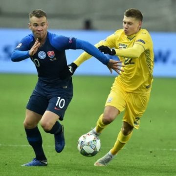 Словакия — Украина — 4:1 Хроника матча, видео голов