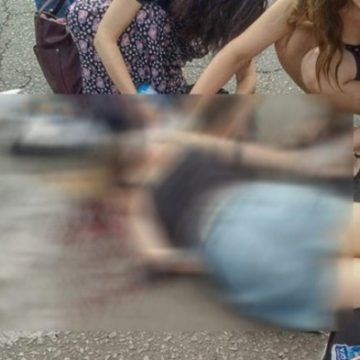 В Киеве неадекватный водила сбил мать с ребенком и уехал, его приняли свидетели (ФОТО)